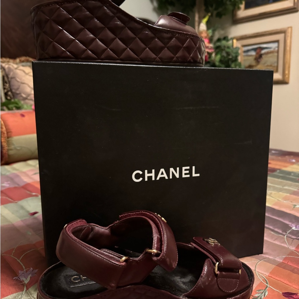 Nordstrom Burgundy Sandals